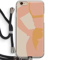 CaseCompany Bikini body: iPhone 6 / 6S Transparant Hoesje met koord