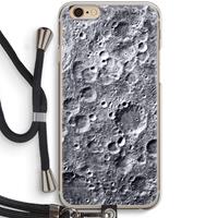 CaseCompany Maanlandschap: iPhone 6 / 6S Transparant Hoesje met koord