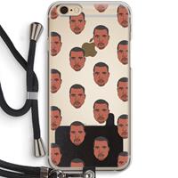 CaseCompany Kanye Call Me℃: iPhone 6 / 6S Transparant Hoesje met koord