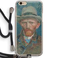 CaseCompany Van Gogh: iPhone 6 / 6S Transparant Hoesje met koord