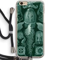 CaseCompany Haeckel Cubomedusae: iPhone 6 / 6S Transparant Hoesje met koord