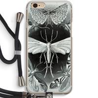 CaseCompany Haeckel Tineida: iPhone 6 / 6S Transparant Hoesje met koord