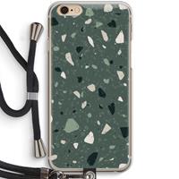 CaseCompany Terrazzo N°19: iPhone 6 / 6S Transparant Hoesje met koord