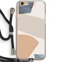 CaseCompany Formo: iPhone 6 / 6S Transparant Hoesje met koord