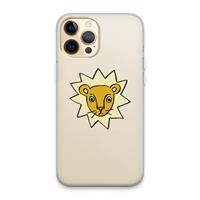 CaseCompany Kleine leeuw: iPhone 13 Pro Max Transparant Hoesje
