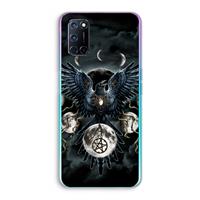 CaseCompany Sinister Wings: Oppo A92 Transparant Hoesje