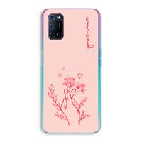 CaseCompany Giving Flowers: Oppo A92 Transparant Hoesje