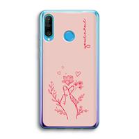 CaseCompany Giving Flowers: Huawei P30 Lite Transparant Hoesje