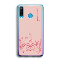 CaseCompany Love is in the air: Huawei P30 Lite Transparant Hoesje