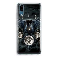 CaseCompany Sinister Wings: Huawei P20 Transparant Hoesje