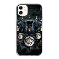 CaseCompany Sinister Wings: iPhone 11 Transparant Hoesje
