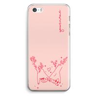 CaseCompany Best Friends: iPhone 5 / 5S / SE Transparant Hoesje