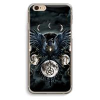 CaseCompany Sinister Wings: iPhone 6 / 6S Transparant Hoesje
