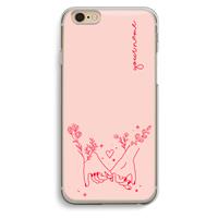 CaseCompany Best Friends: iPhone 6 / 6S Transparant Hoesje