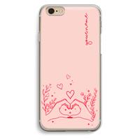 CaseCompany Love is in the air: iPhone 6 / 6S Transparant Hoesje