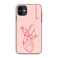 CaseCompany Blooming Heart: iPhone 11 Tough Case