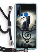 CaseCompany Moonlight Companions: Huawei P20 Lite (2019) Transparant Hoesje met koord