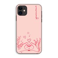 CaseCompany Love is in the air: iPhone 11 Tough Case