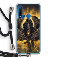 CaseCompany Pegasus: Huawei P20 Lite (2019) Transparant Hoesje met koord