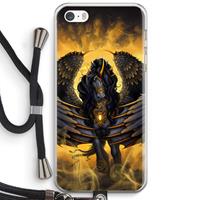 CaseCompany Pegasus: iPhone 5 / 5S / SE Transparant Hoesje met koord