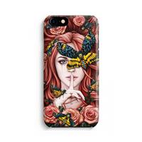 CaseCompany Lady Moth: Volledig Geprint iPhone 7 Hoesje