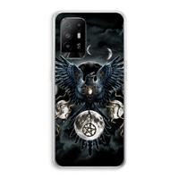 CaseCompany Sinister Wings: Oppo A95 5G Transparant Hoesje