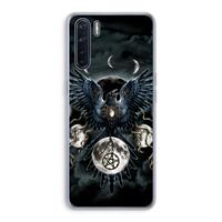 CaseCompany Sinister Wings: Oppo A91 Transparant Hoesje