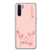 CaseCompany Best Friends: Oppo A91 Transparant Hoesje