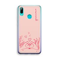 CaseCompany Love is in the air: Huawei P Smart (2019) Transparant Hoesje