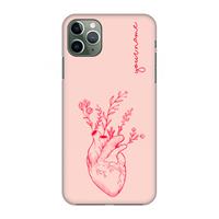 CaseCompany Blooming Heart: Volledig geprint iPhone 11 Pro Max Hoesje