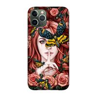 CaseCompany Lady Moth: Volledig geprint iPhone 11 Pro Hoesje