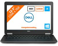 Dell Latitude E7250 UltraBook | 12.5 inch HD | 5e generatie i5 | 128GB SSD | 8GB RAM | QWERTY/AZERTY B-grade