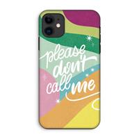 CaseCompany Don't call: iPhone 11 Tough Case