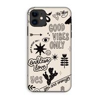 CaseCompany Good vibes: iPhone 11 Tough Case