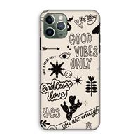 CaseCompany Good vibes: iPhone 11 Pro Tough Case