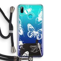 CaseCompany Tiny Bugs: Huawei P Smart (2019) Transparant Hoesje met koord