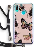 CaseCompany Tiny Bugs: Huawei P Smart (2019) Transparant Hoesje met koord