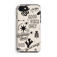 CaseCompany Good vibes: iPhone 7 Tough Case