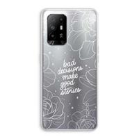 CaseCompany Good stories: Oppo A95 5G Transparant Hoesje