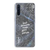 CaseCompany Good stories: Oppo A91 Transparant Hoesje