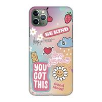 CaseCompany Positivity: Volledig geprint iPhone 11 Pro Max Hoesje