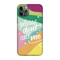 CaseCompany Don't call: Volledig geprint iPhone 11 Pro Hoesje