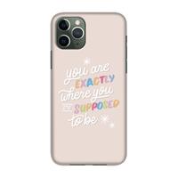 CaseCompany Right Place: Volledig geprint iPhone 11 Pro Hoesje