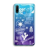 CaseCompany Good vibes: Huawei P30 Lite Transparant Hoesje