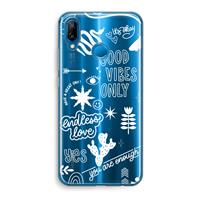 CaseCompany Good vibes: Huawei P20 Lite Transparant Hoesje