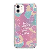 CaseCompany Good stories: iPhone 11 Transparant Hoesje