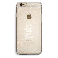 CaseCompany Good stories: iPhone 6 / 6S Transparant Hoesje