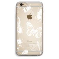 CaseCompany Tiny Bugs: iPhone 6 Plus / 6S Plus Transparant Hoesje