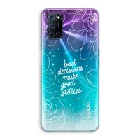 CaseCompany Good stories: Oppo A92 Transparant Hoesje