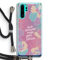 CaseCompany Good stories: Huawei P30 Pro Transparant Hoesje met koord